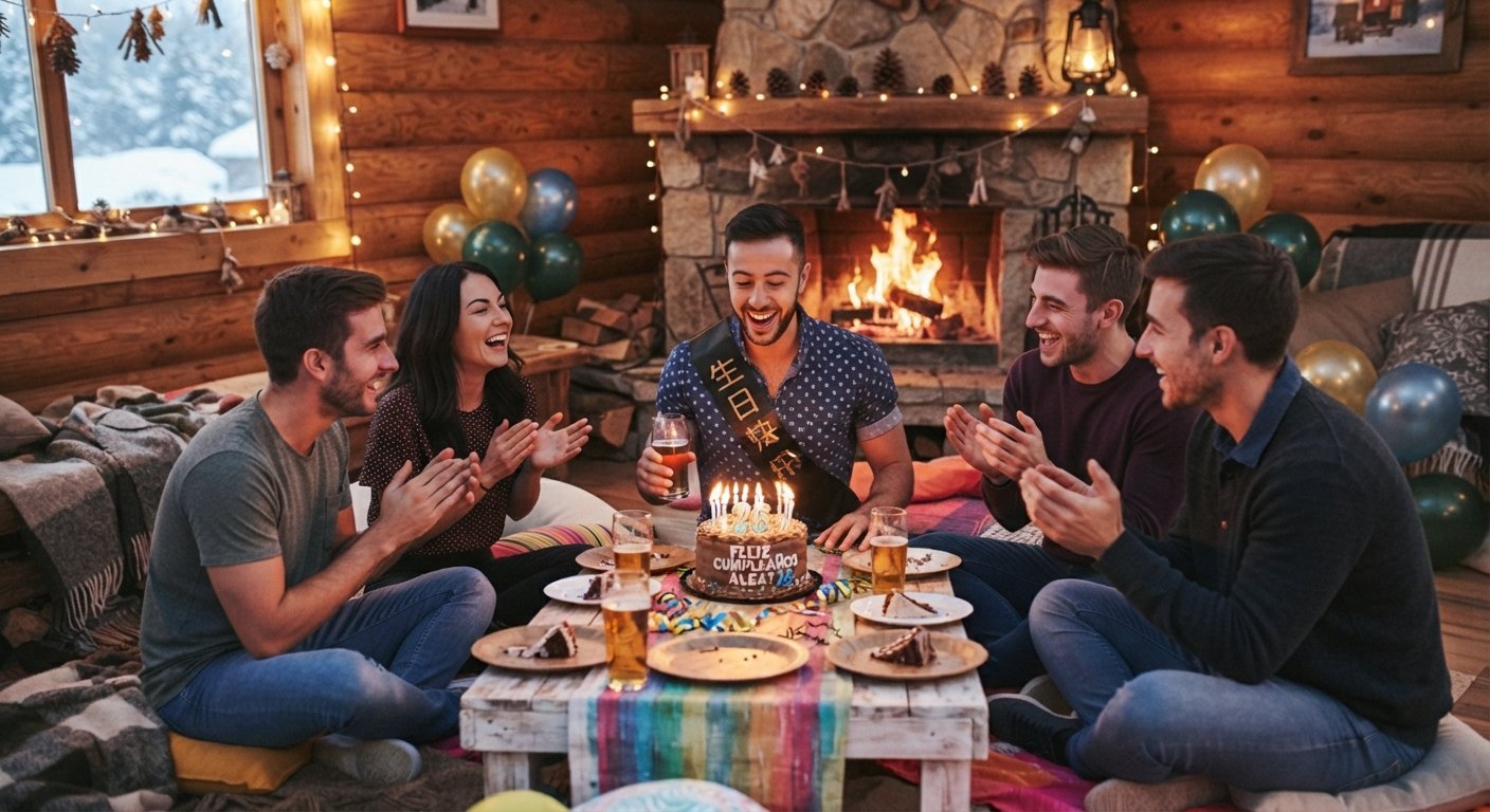26 años entre amigos y bajo las estrellas